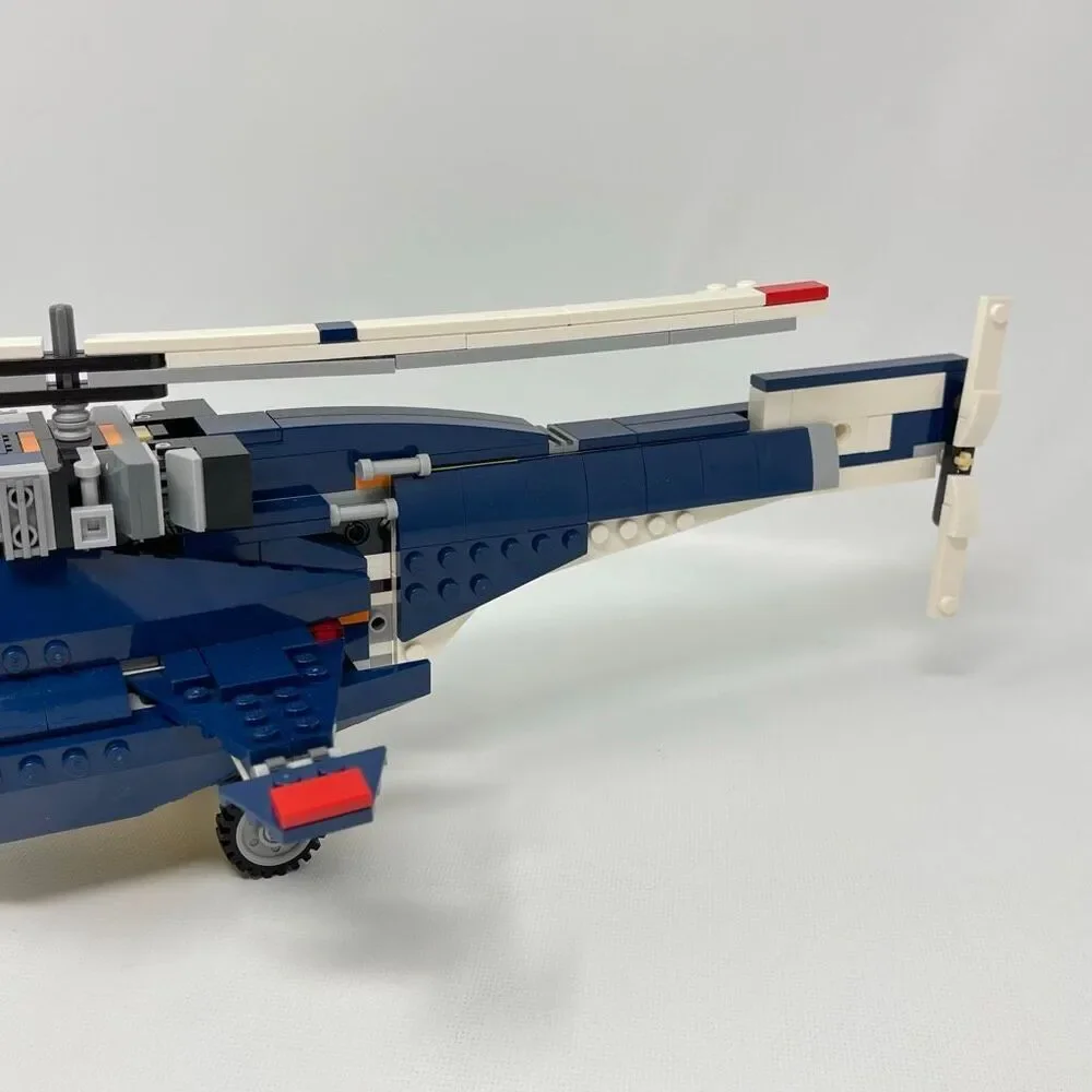 LEGO Creator Set Blue Power Jet Built As Helicopter 31039 3-in-1 Incomplete